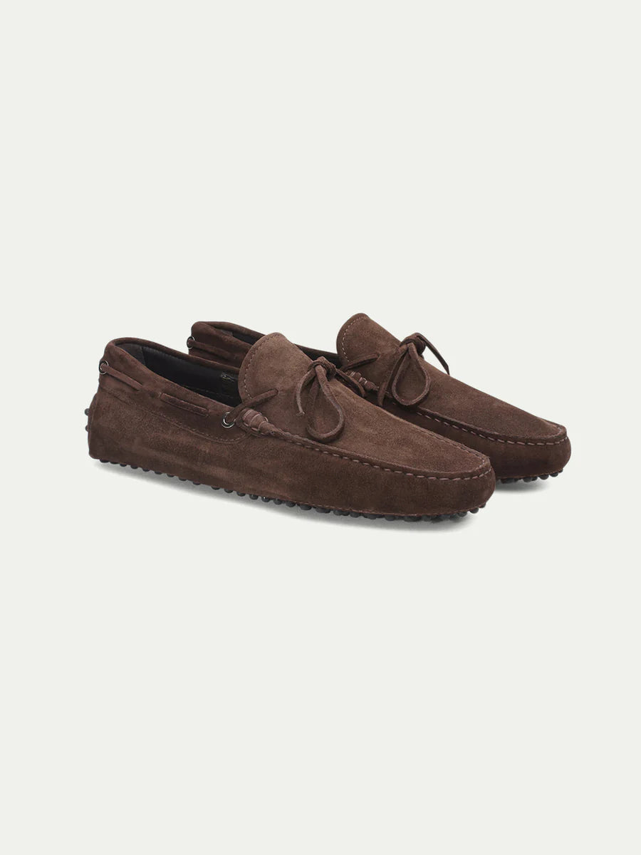 Brown Suede Ophelia Driving Loafers